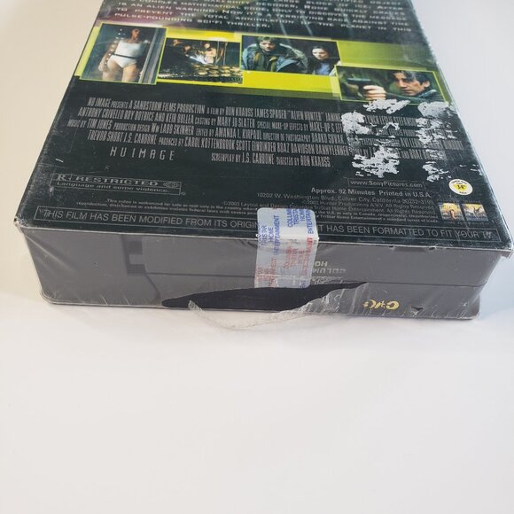 Sealed New In Box Alien Hunter VHS Movie - Picture 3 of 6